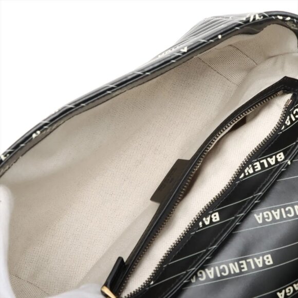 Gucci x Balenciaga GG Marmont Leather Chain Shoulder Bag – Black - Picture 6 of 9